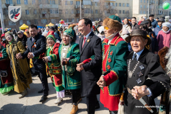 В Якутске празднуют День Победы